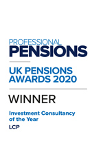 Professional Pensions Investment Consultancy of the Year 2020